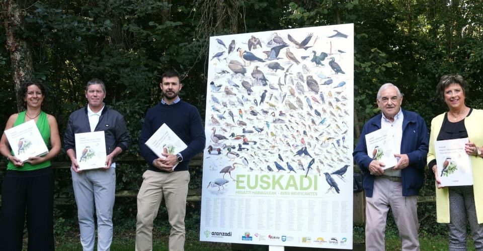 Euskadi ya tiene un Atlas de Aves reproductoras