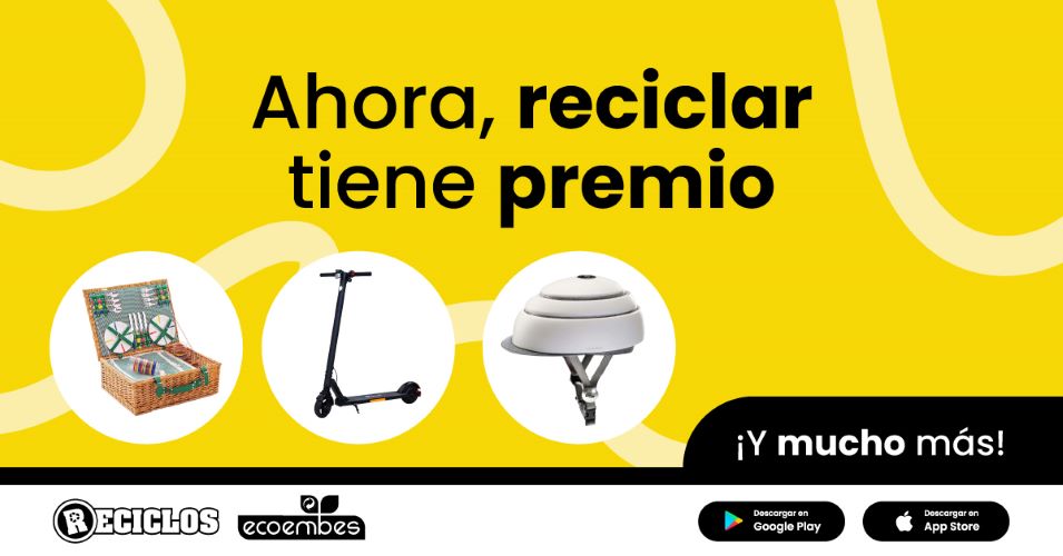 Reciclar cada vez es más fácil y RECICLOS te premia por ello