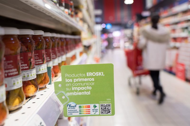 Eroski: Etiquetado ambiental y sello Planet Score