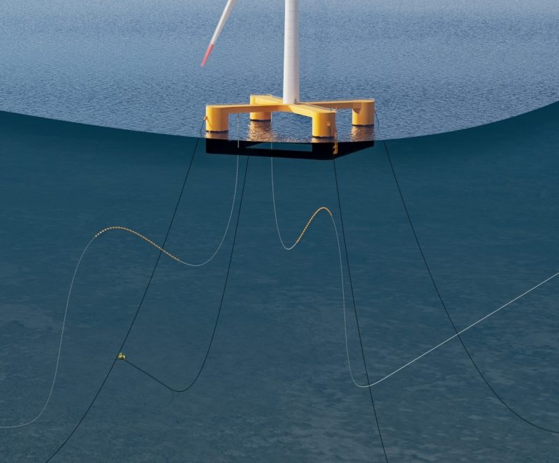 Más 'vida útil' para los parques eólicos flotantes con IA