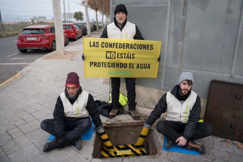 Activismo, corte de agua en varias confederaciones hidrográficas