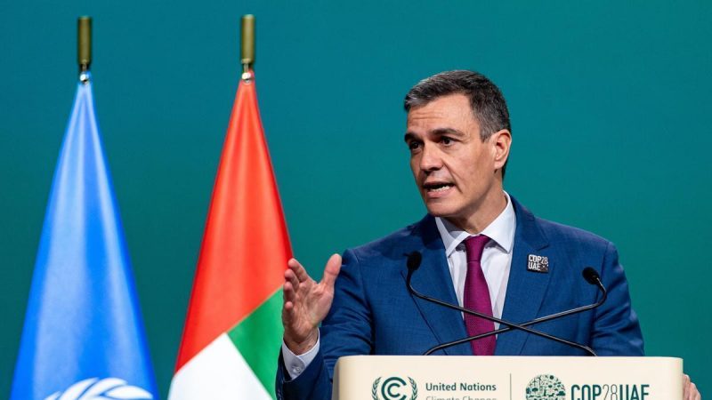 Interviene Pedro Sánchez en la COP28