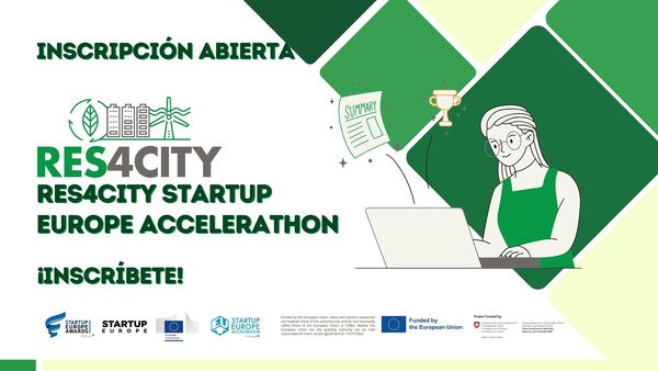 Proyecto 'Res4CITY Startup Europe Accelerathon'