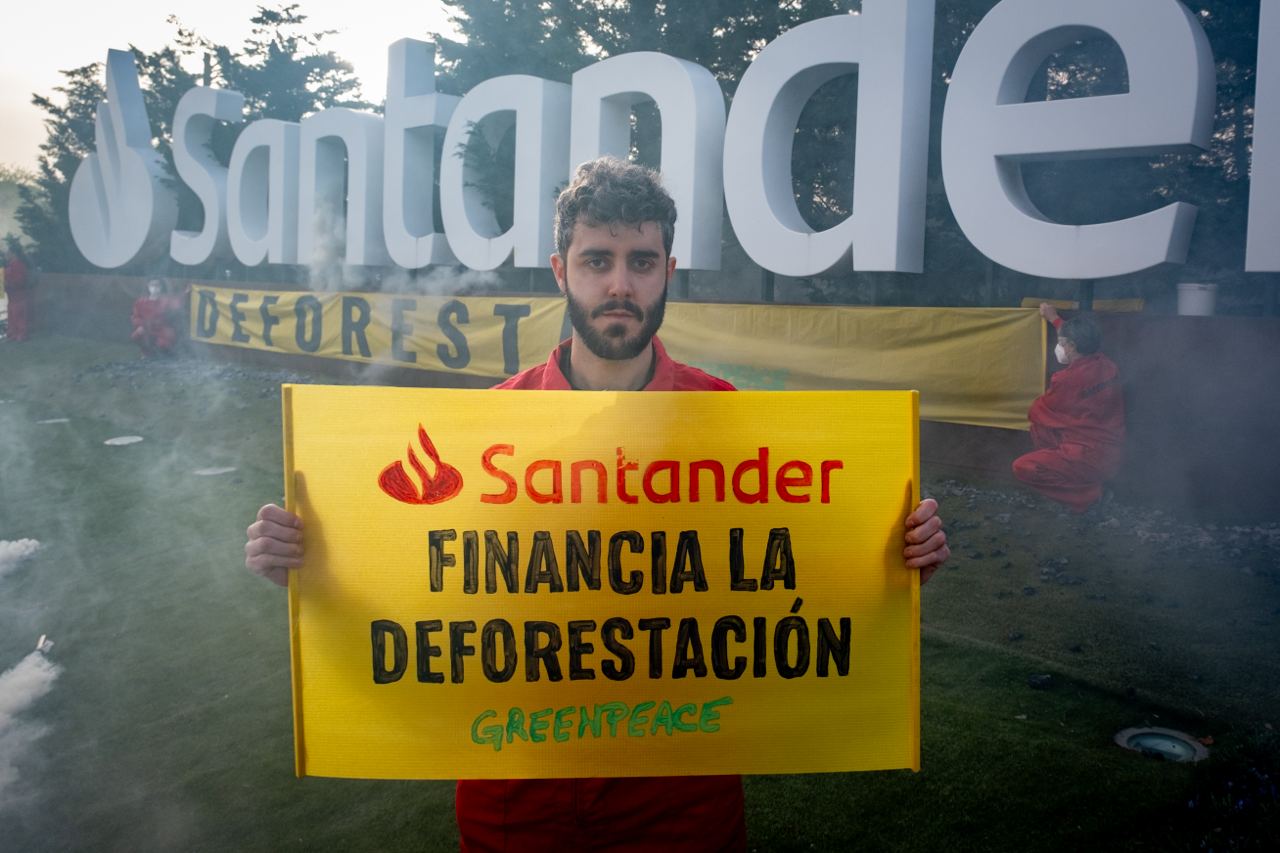 Banco Santander deforestación