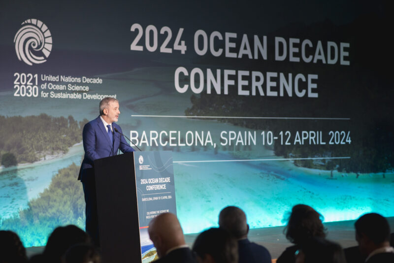 Conferencia de la Década del Océano en Barcelona greenwashing