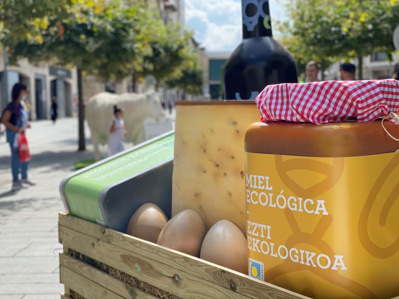 exposición Crece en ecológico Navarra