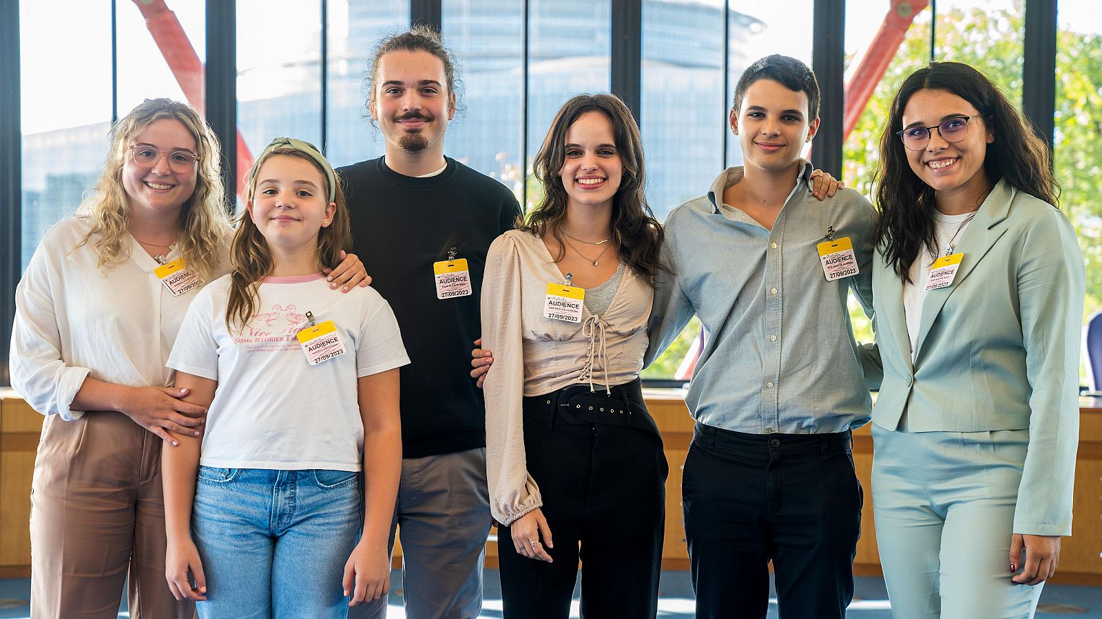 Seis jóvenes portugueses cambio climático