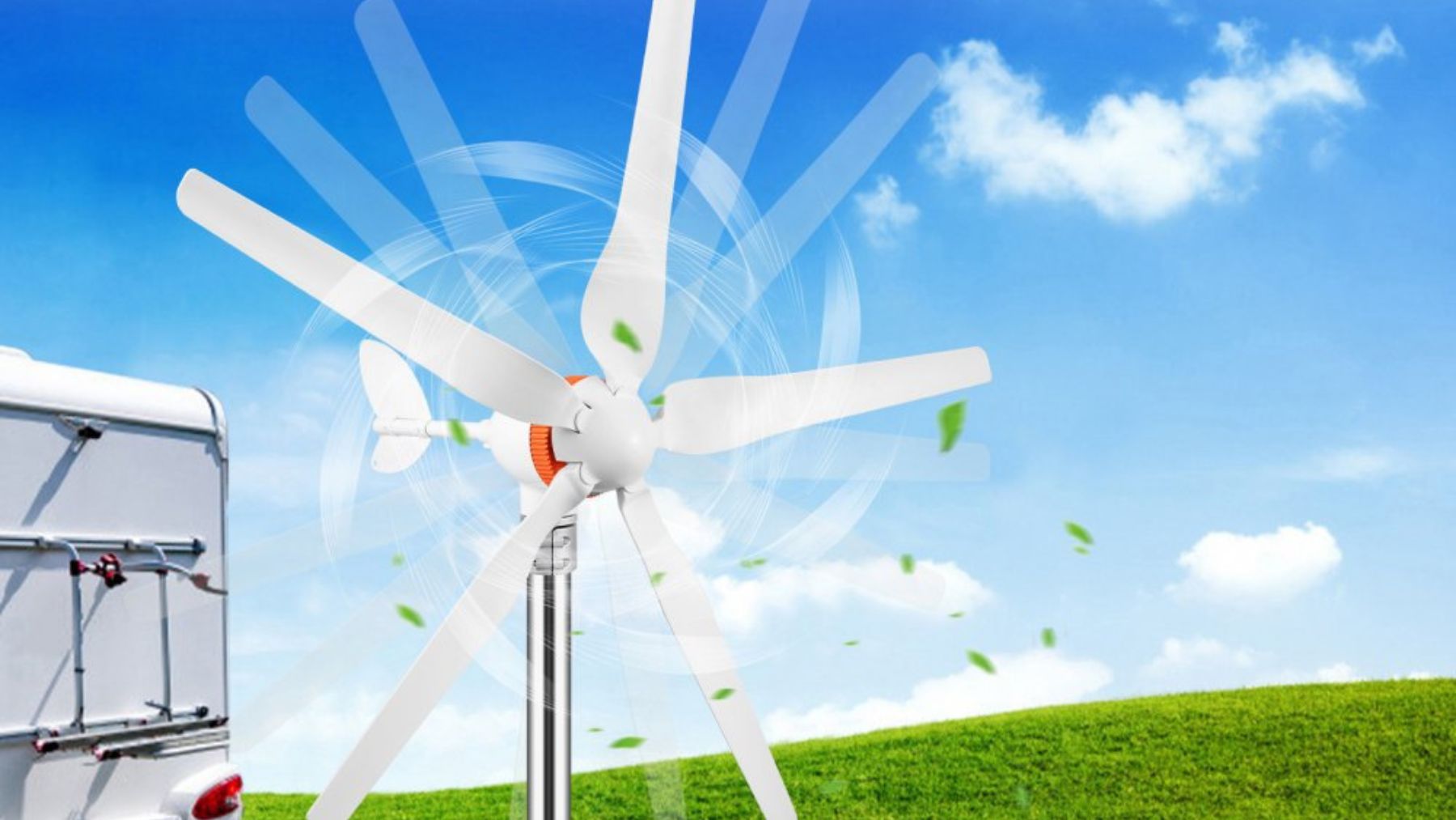 Paneles solares aerogeneradores