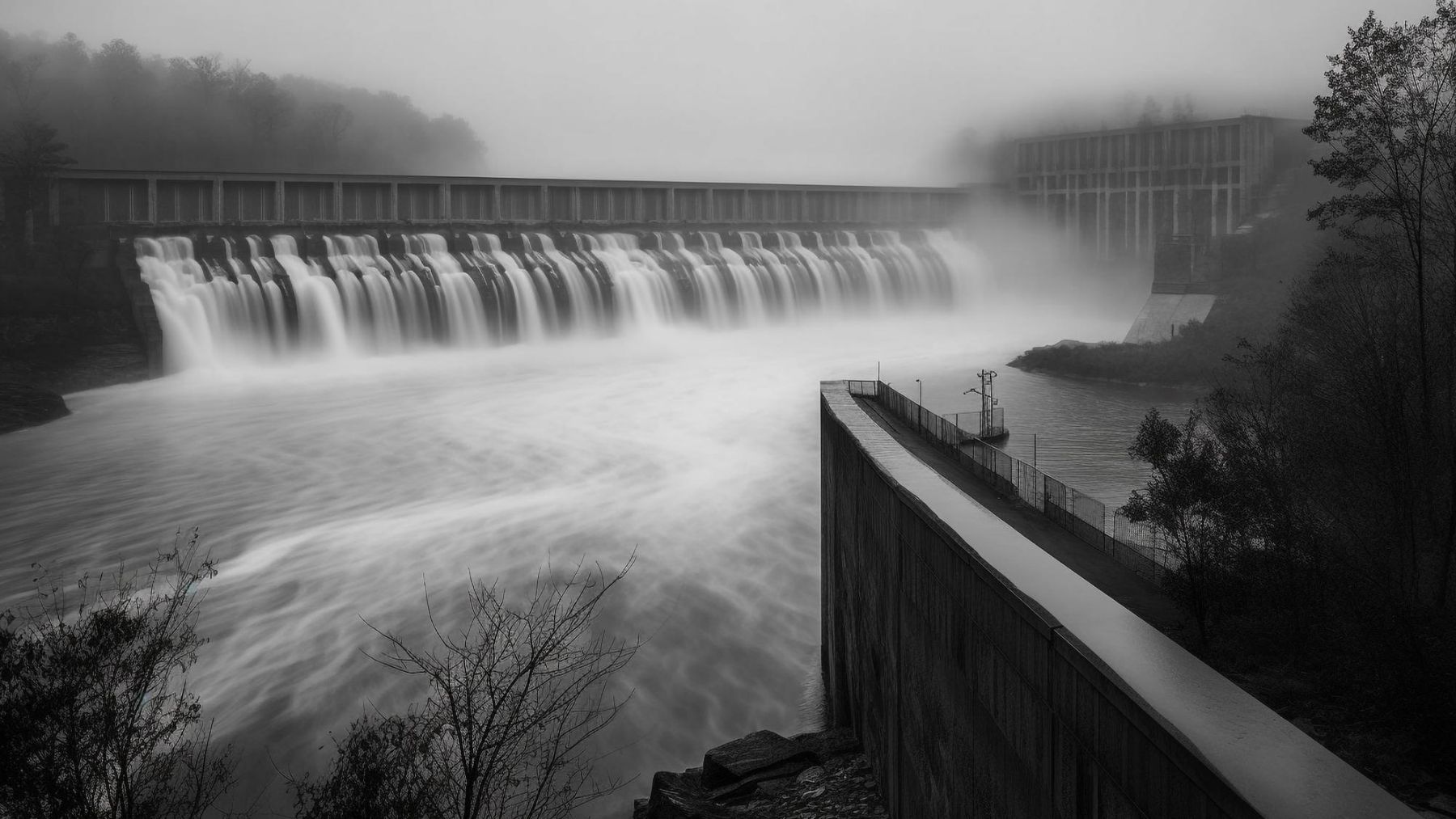 Presa hidroelectrica construccion