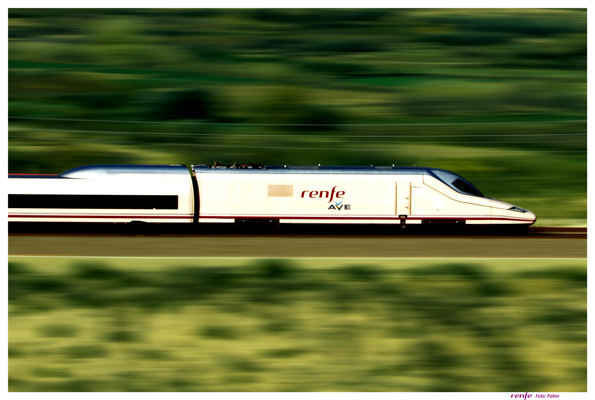 Movilidad sostenible ferrocarril transporte público España