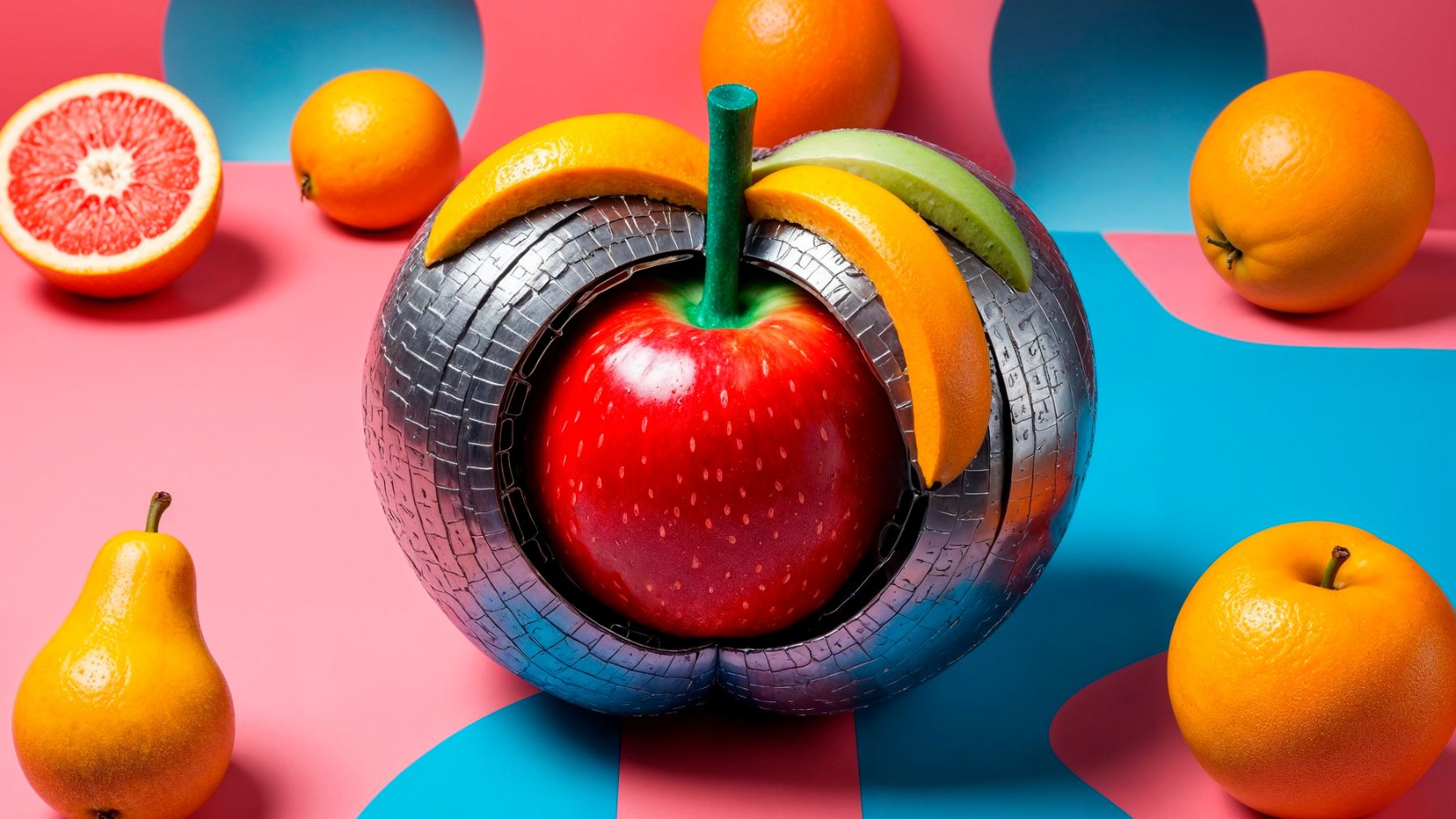 Frutas roboticas abejas