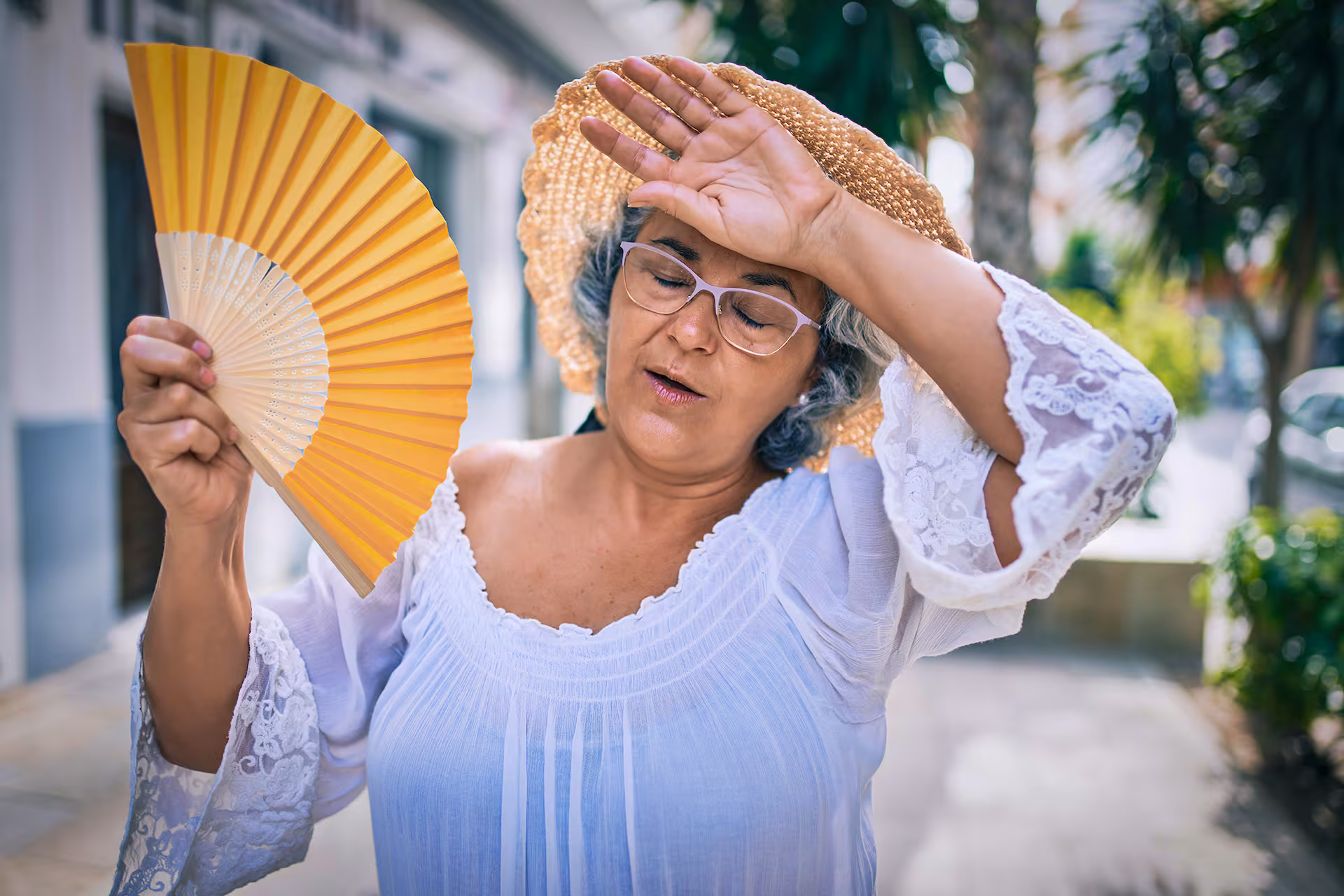 Cambio climático olas de calor personas mayores