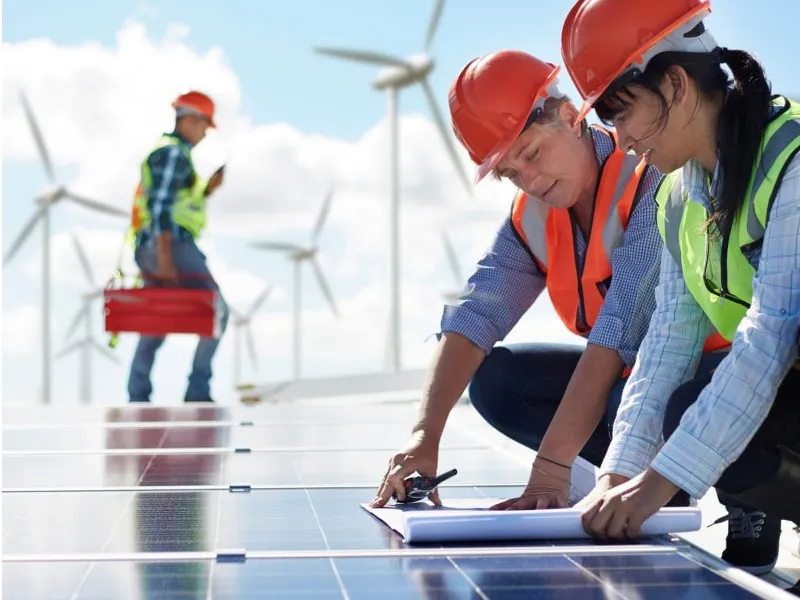 Energías renovables mujeres