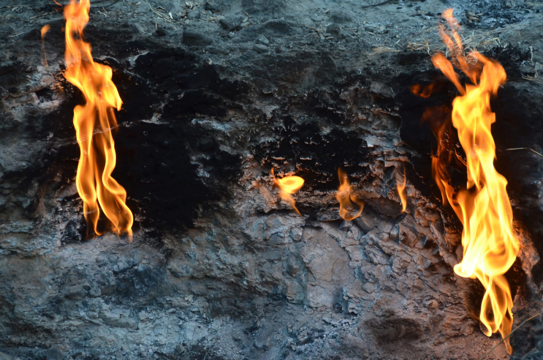 Metano pozo petrolífero