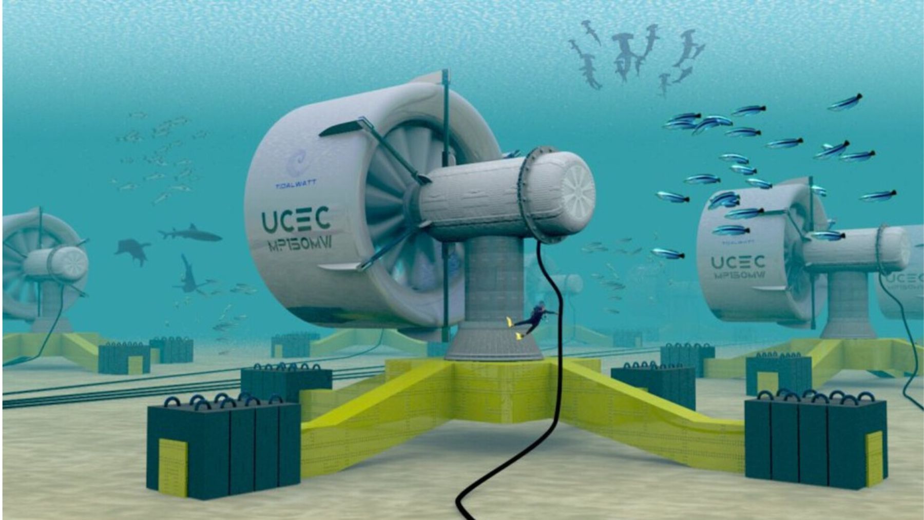 Turbinas eolicas agua