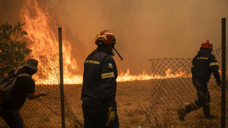 Atenas incendios forestales cambio climático