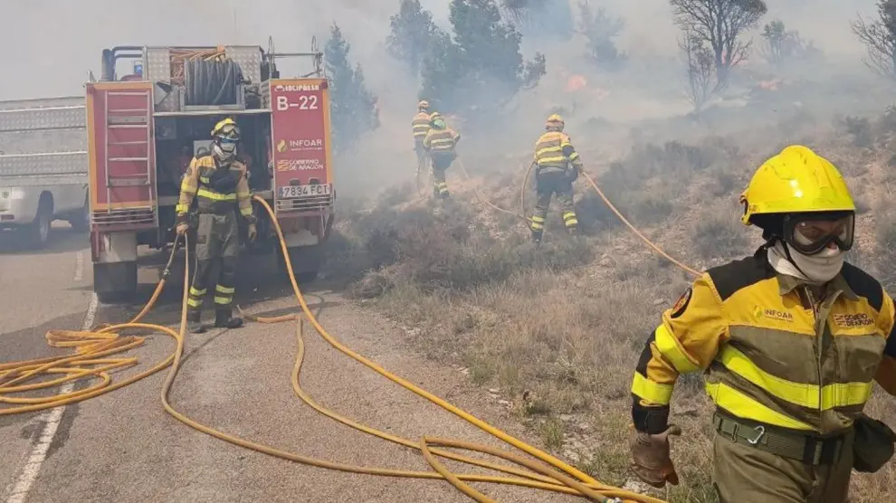 Corbalán Teruel incendio forestal