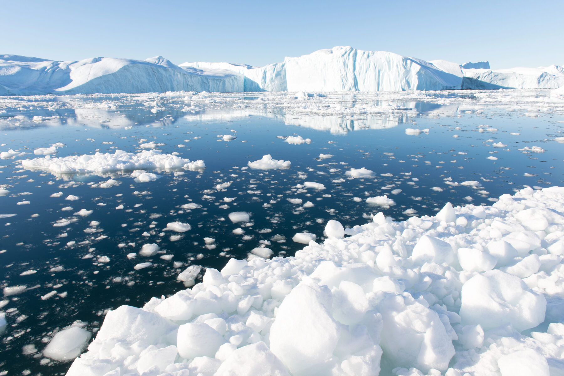 Groenlandia poblaciones costeras nivel mar hielo