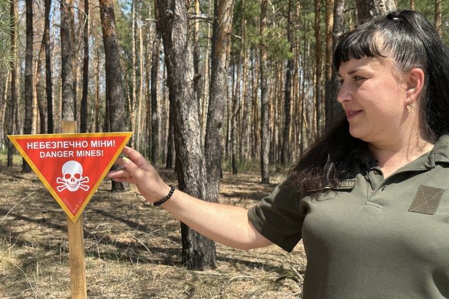 Ucrania incendios forestales Izyum