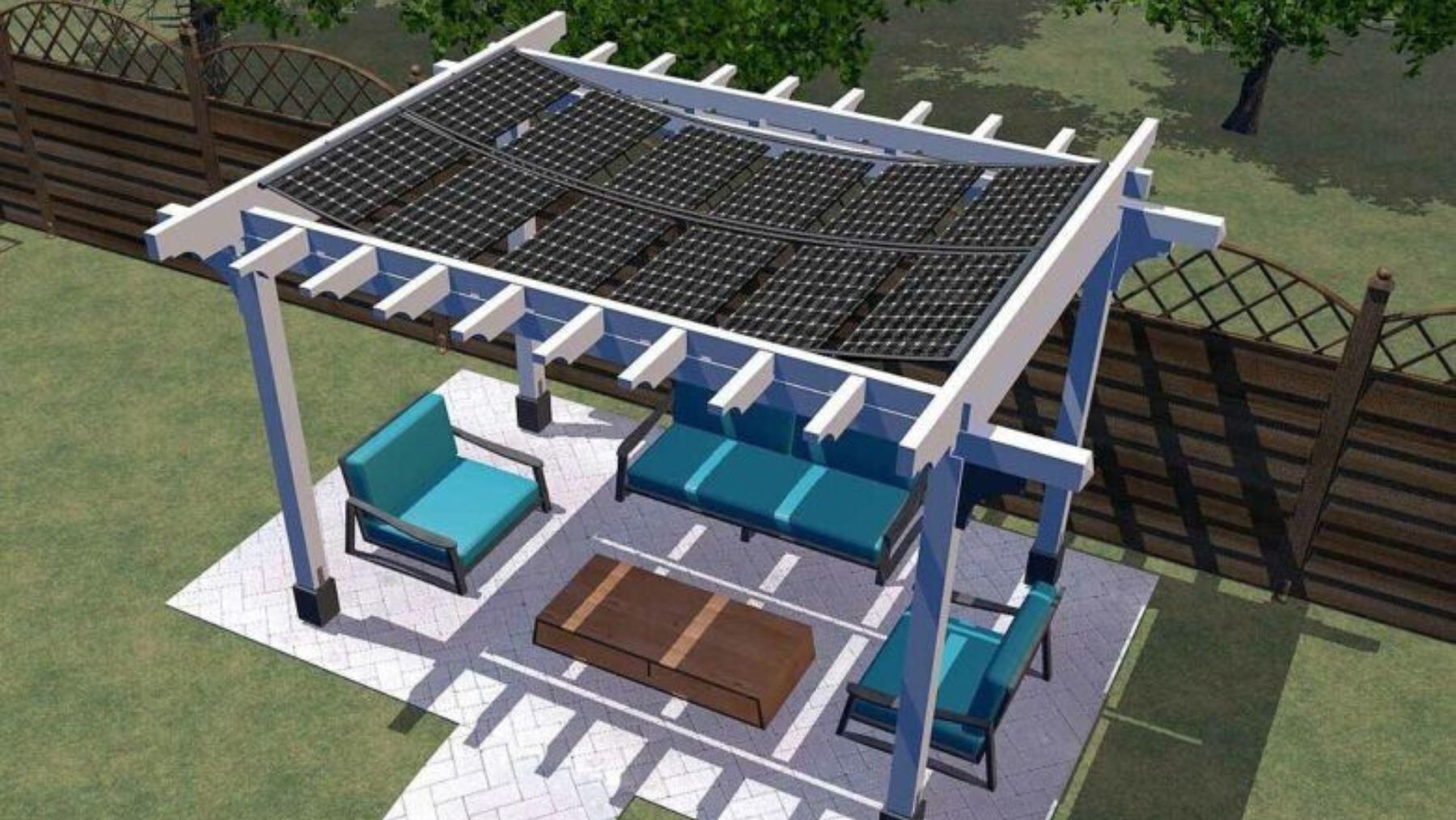 pergola fotovoltaica energia gratis