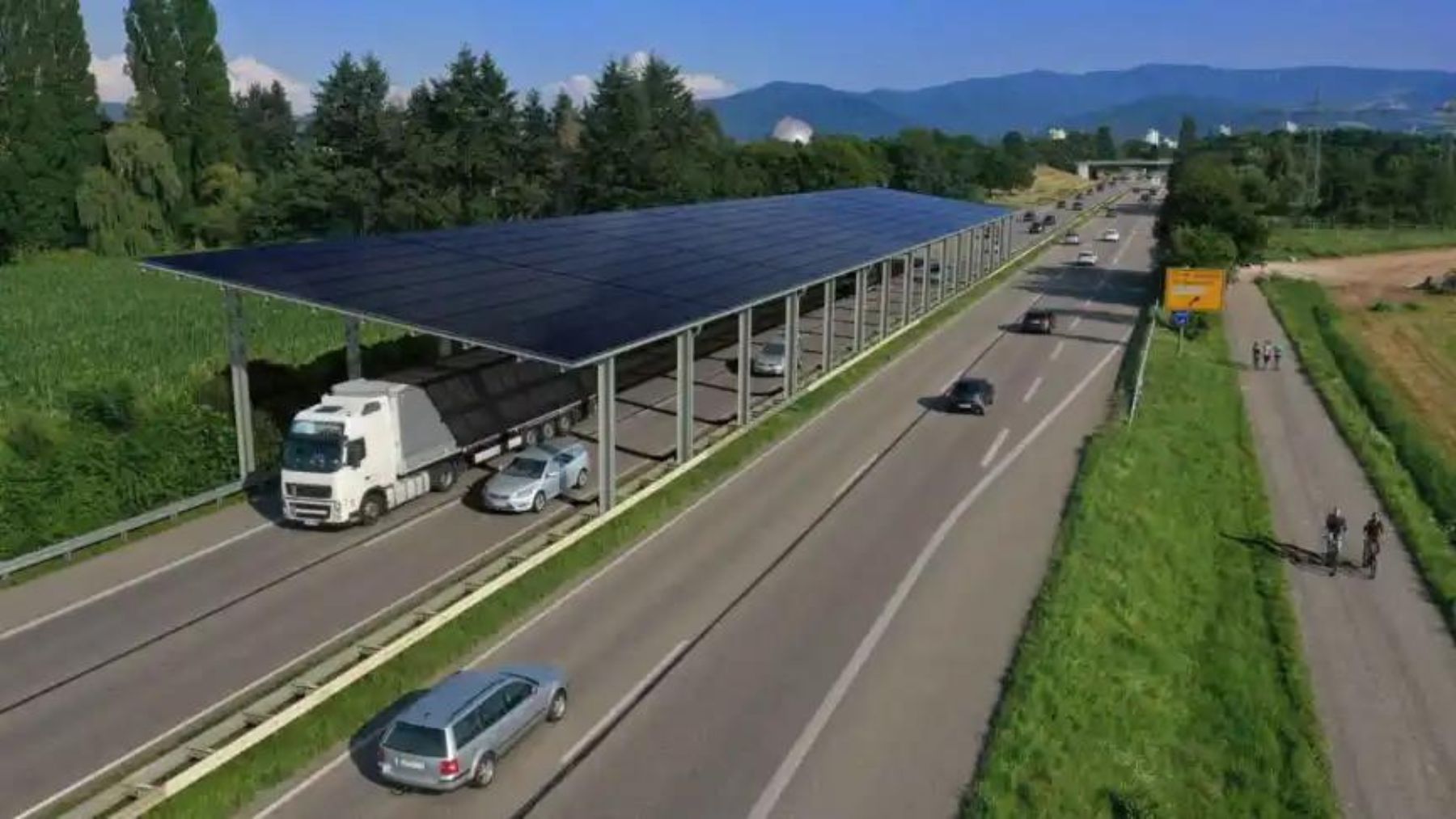 paneles solares carreteras