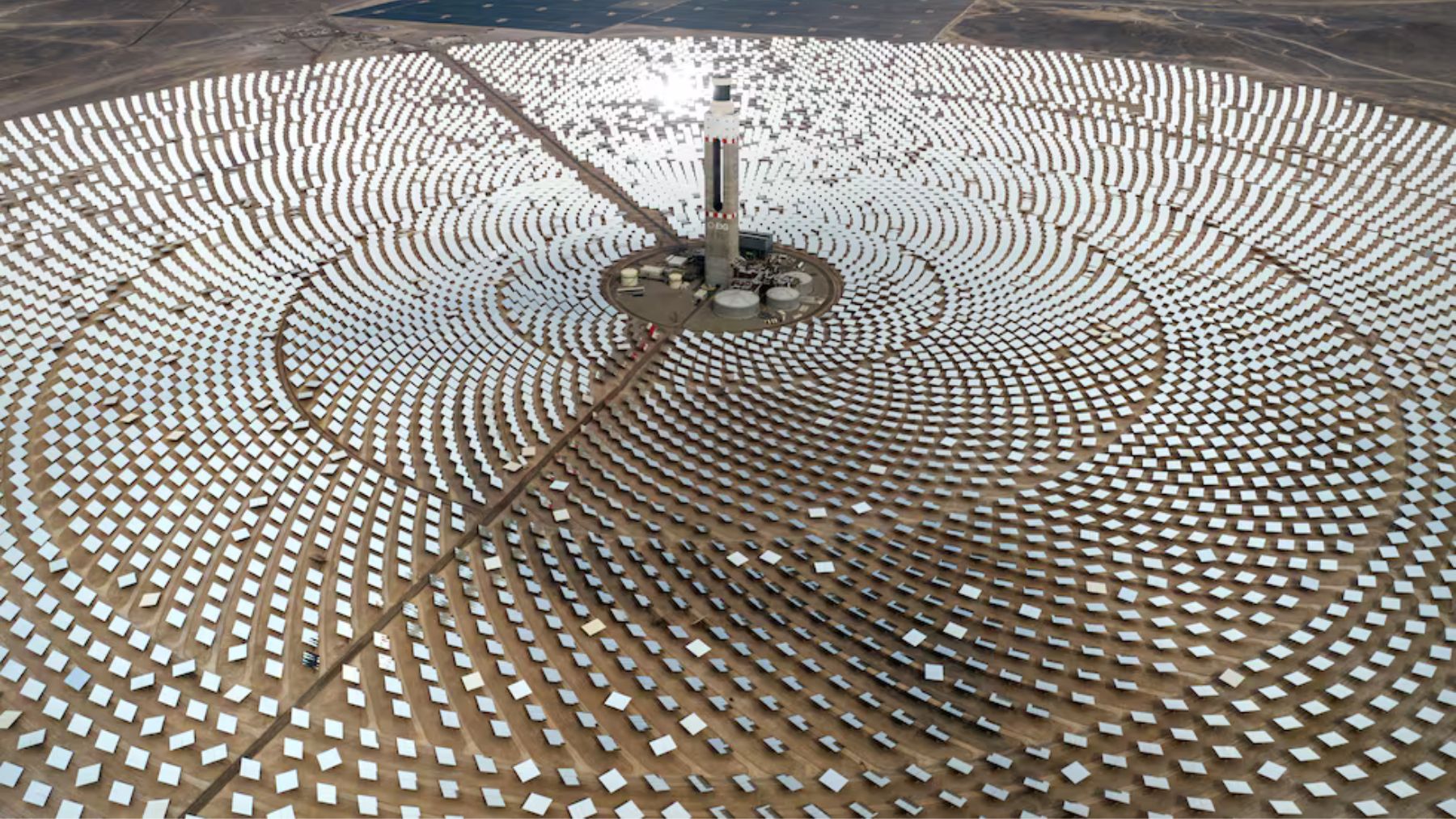 desierto paneles solares