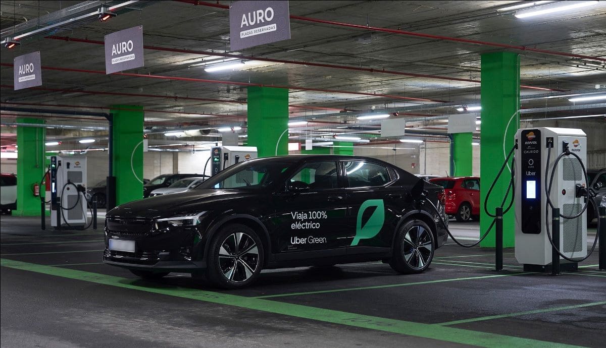 Repsol Uber Caleido Auro recarga eléctrica