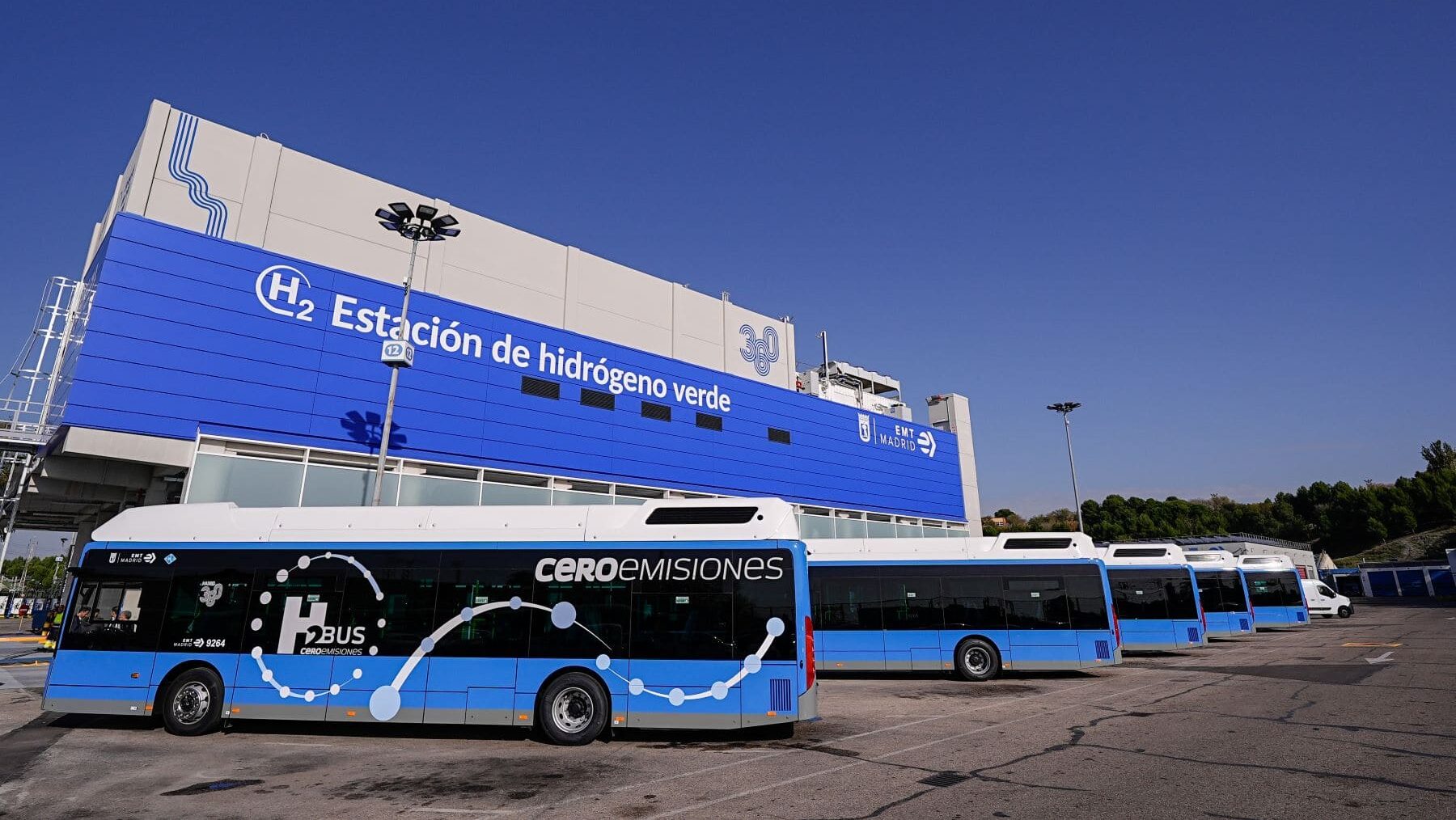 Madrid hidrogenera autobuses