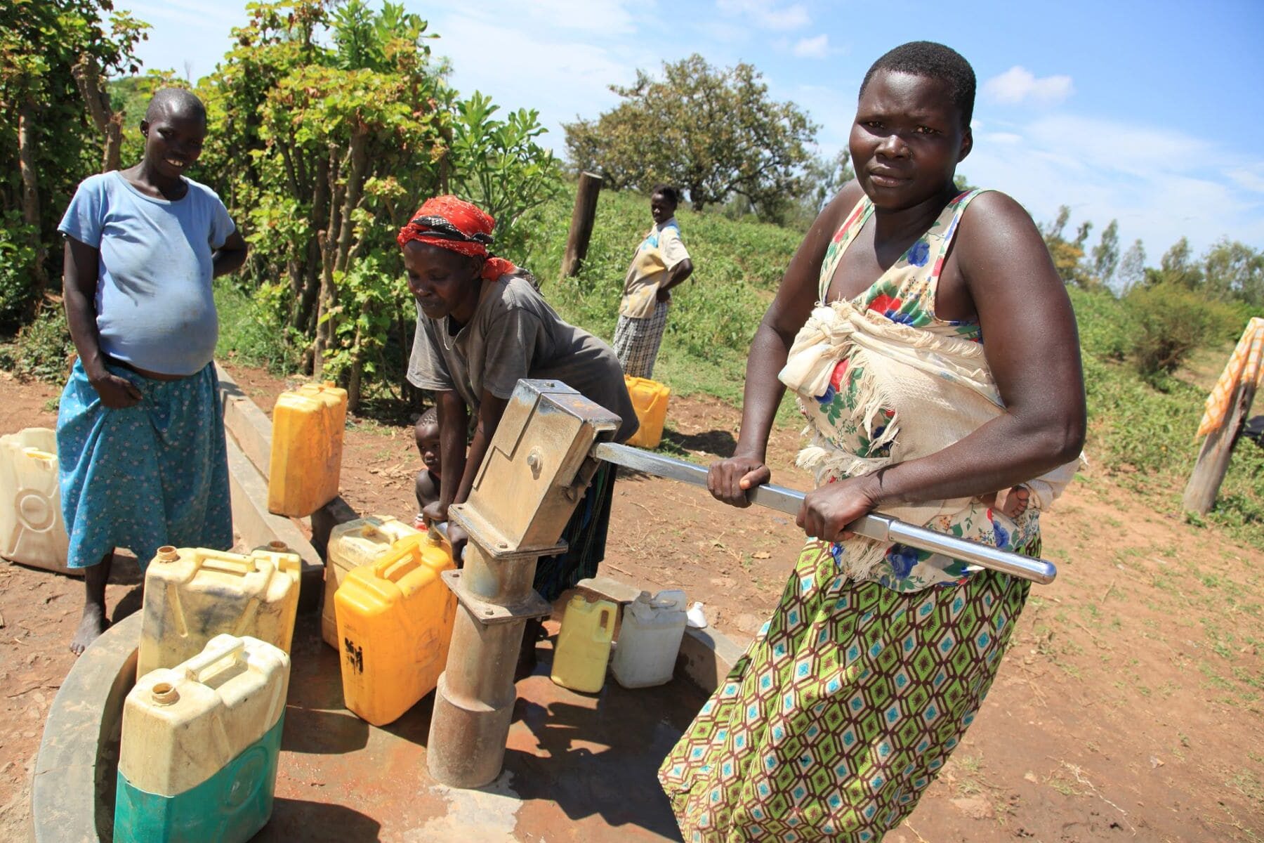 Mujeres subsaharianas agua