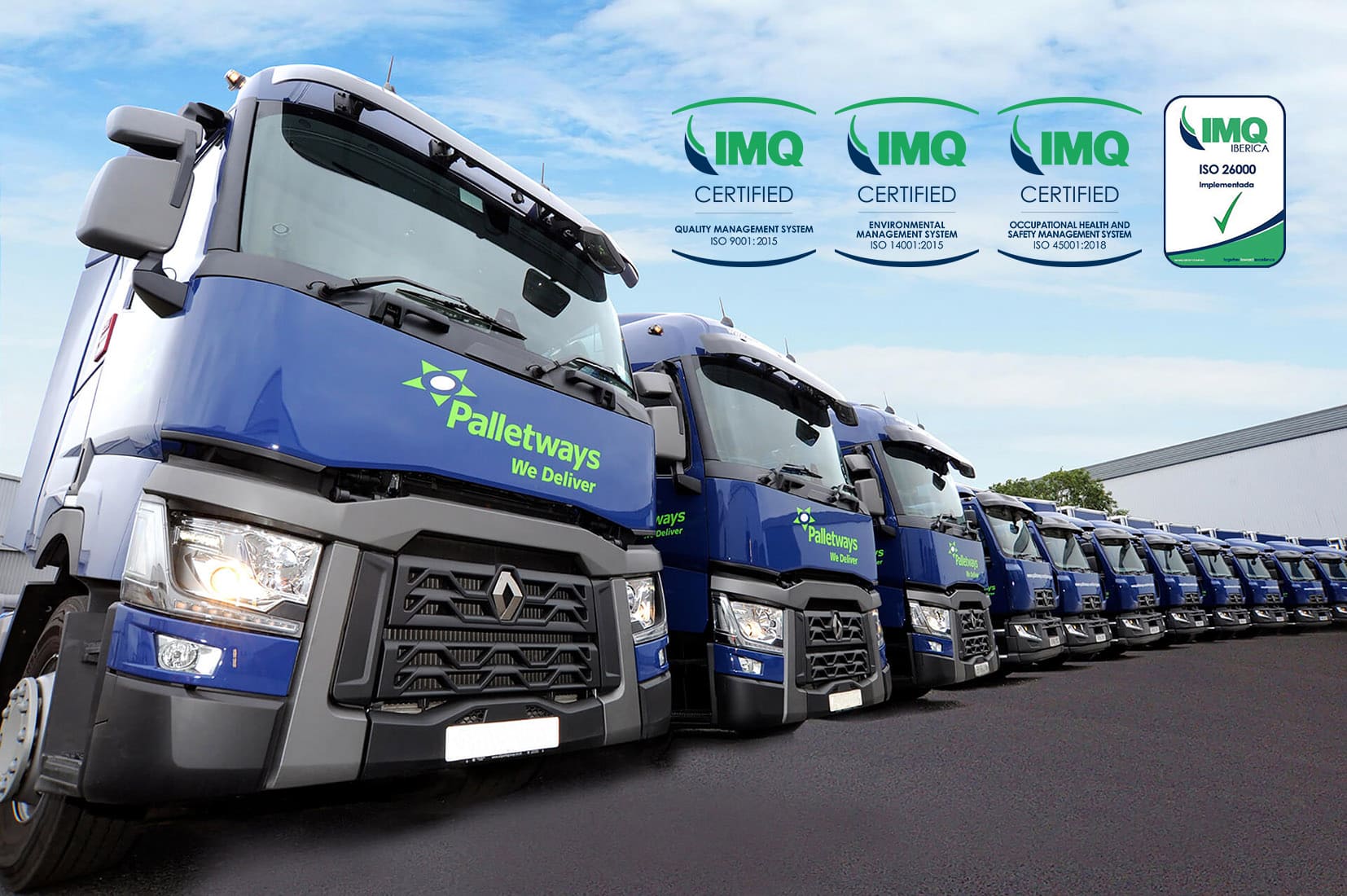 Palletways Iberia mercancía paletizada ISO