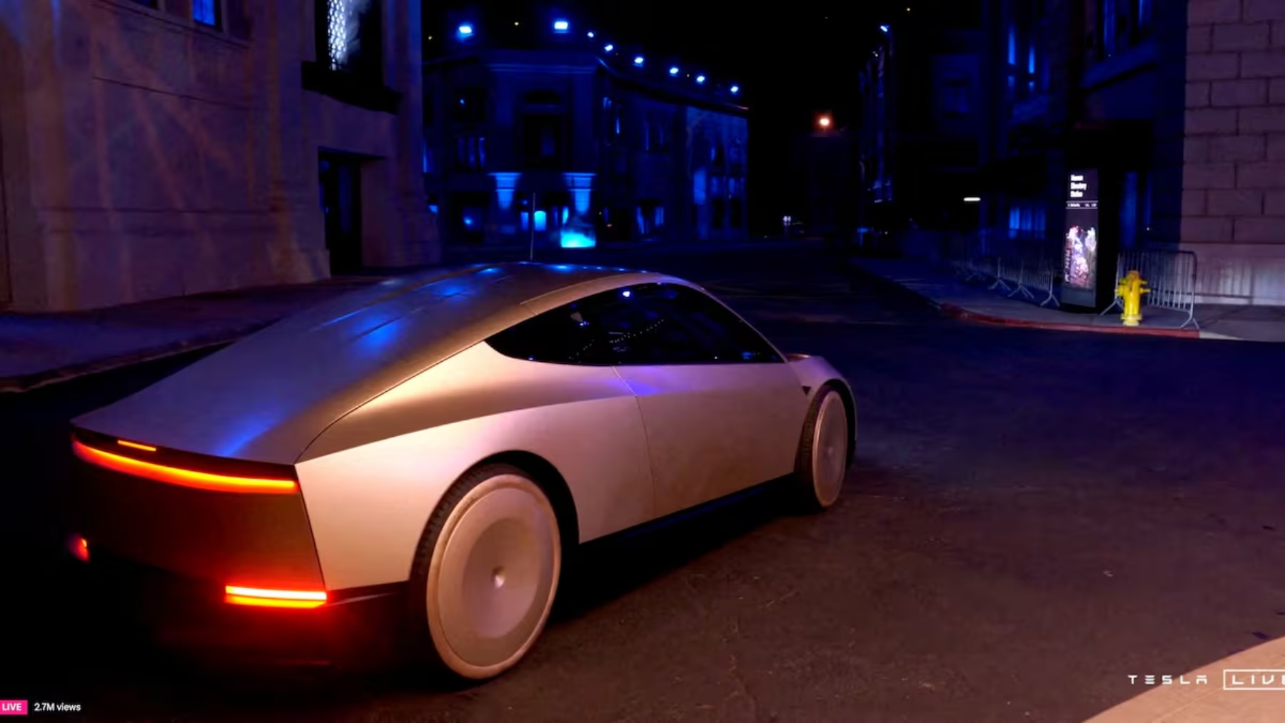 taxis robot de Tesla espana