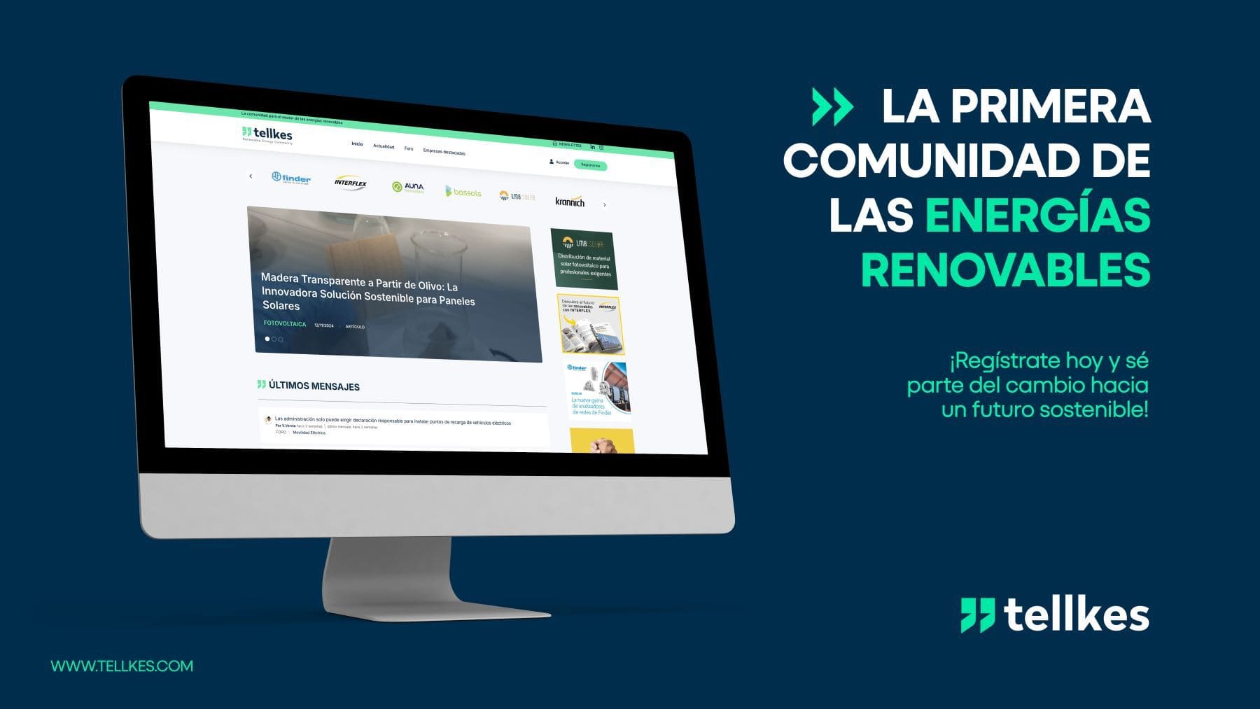 Tellkes comunidad digital energías renovables