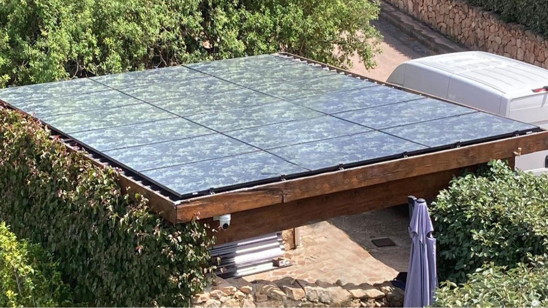 paneles solares decorativos