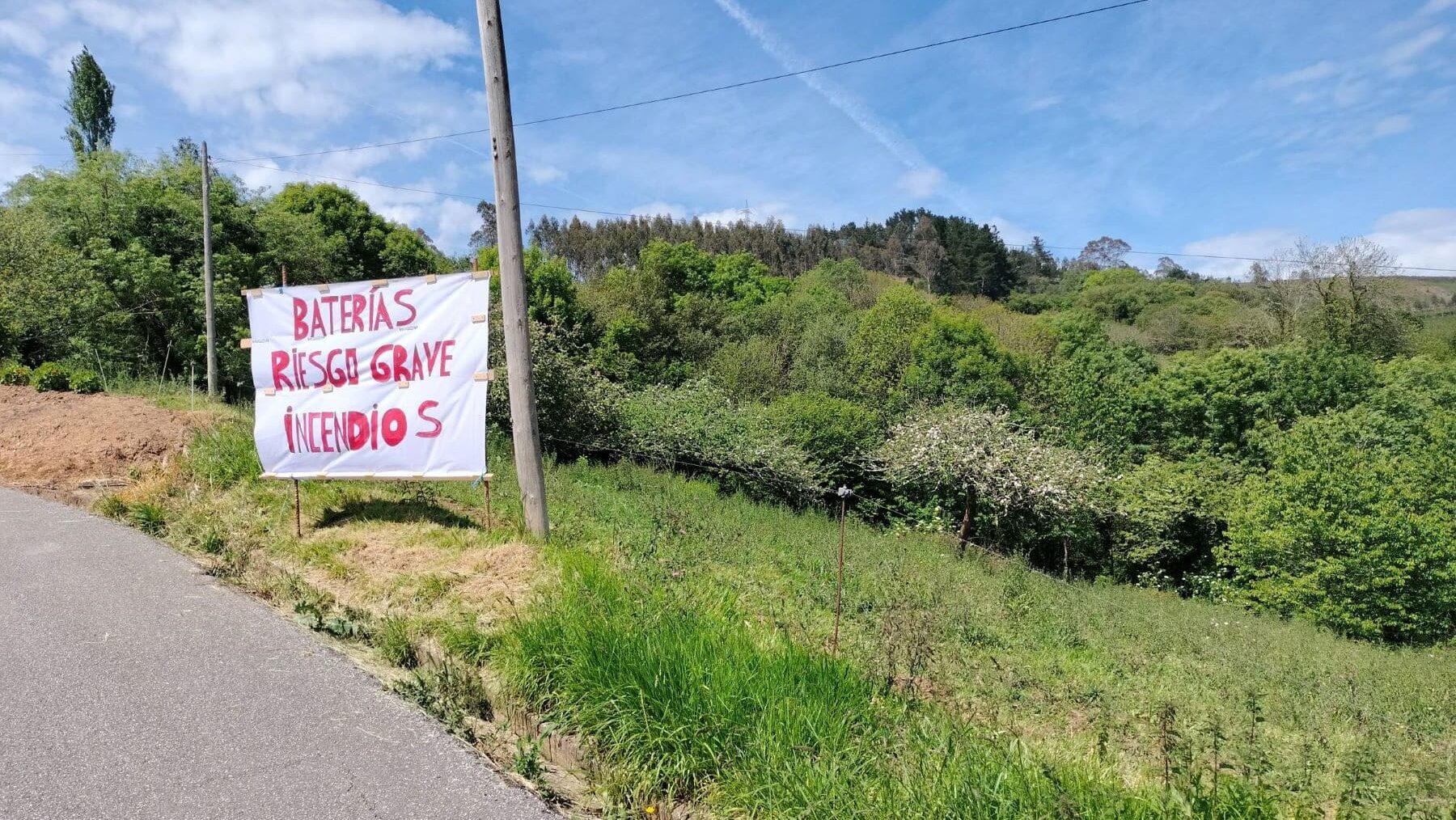 Asturias impacto ambiental parque de baterías Santiago de Ambiedes Gozón