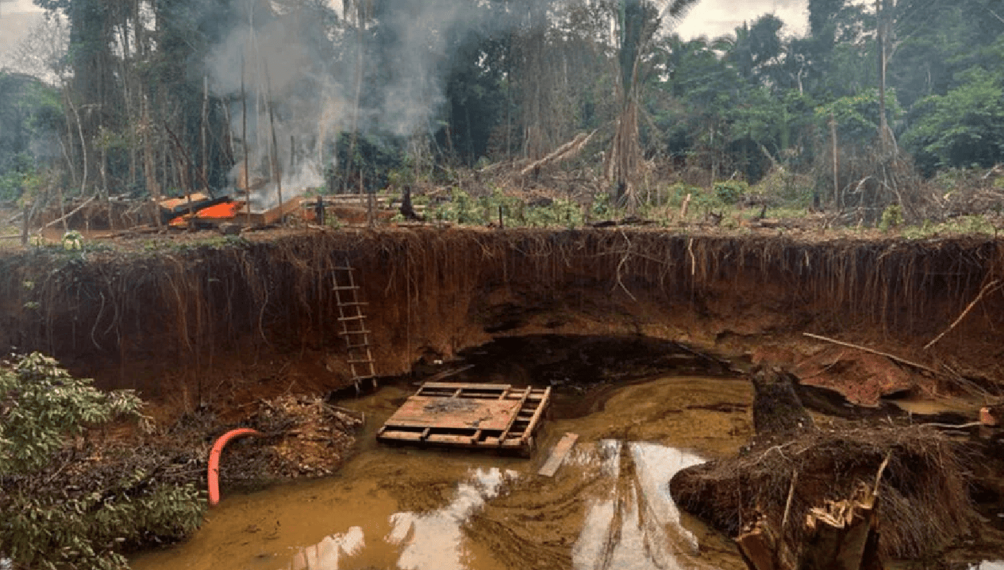 minería ilegal sequía Latinoamérica mercurio