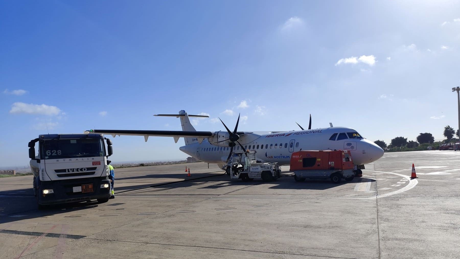 Moeve combustible sostenible SAF aeropuerto Melilla