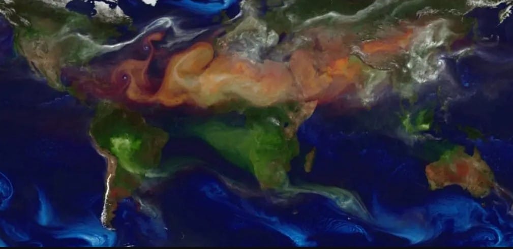 cielos Europa bacterias hongos Sáhara impactos ecosistemas salud