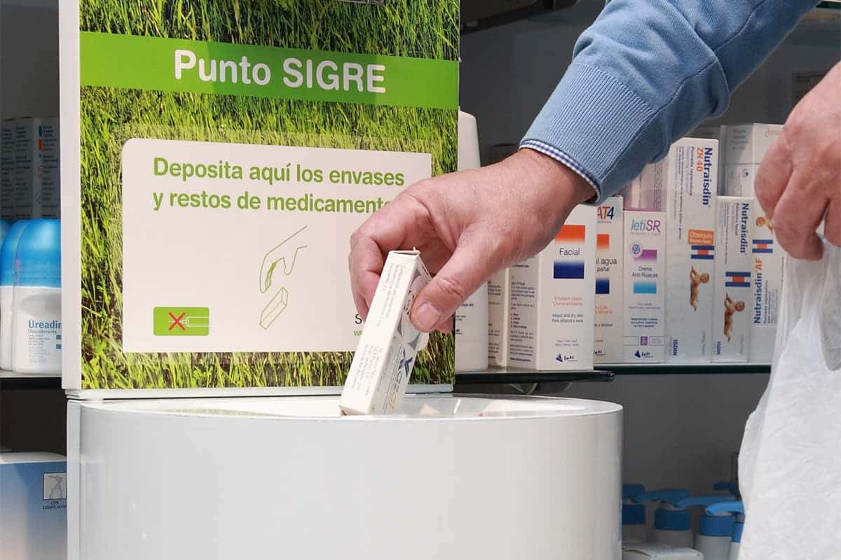 Punto SIGRE farmacias nueva información reciclaje medicamentos