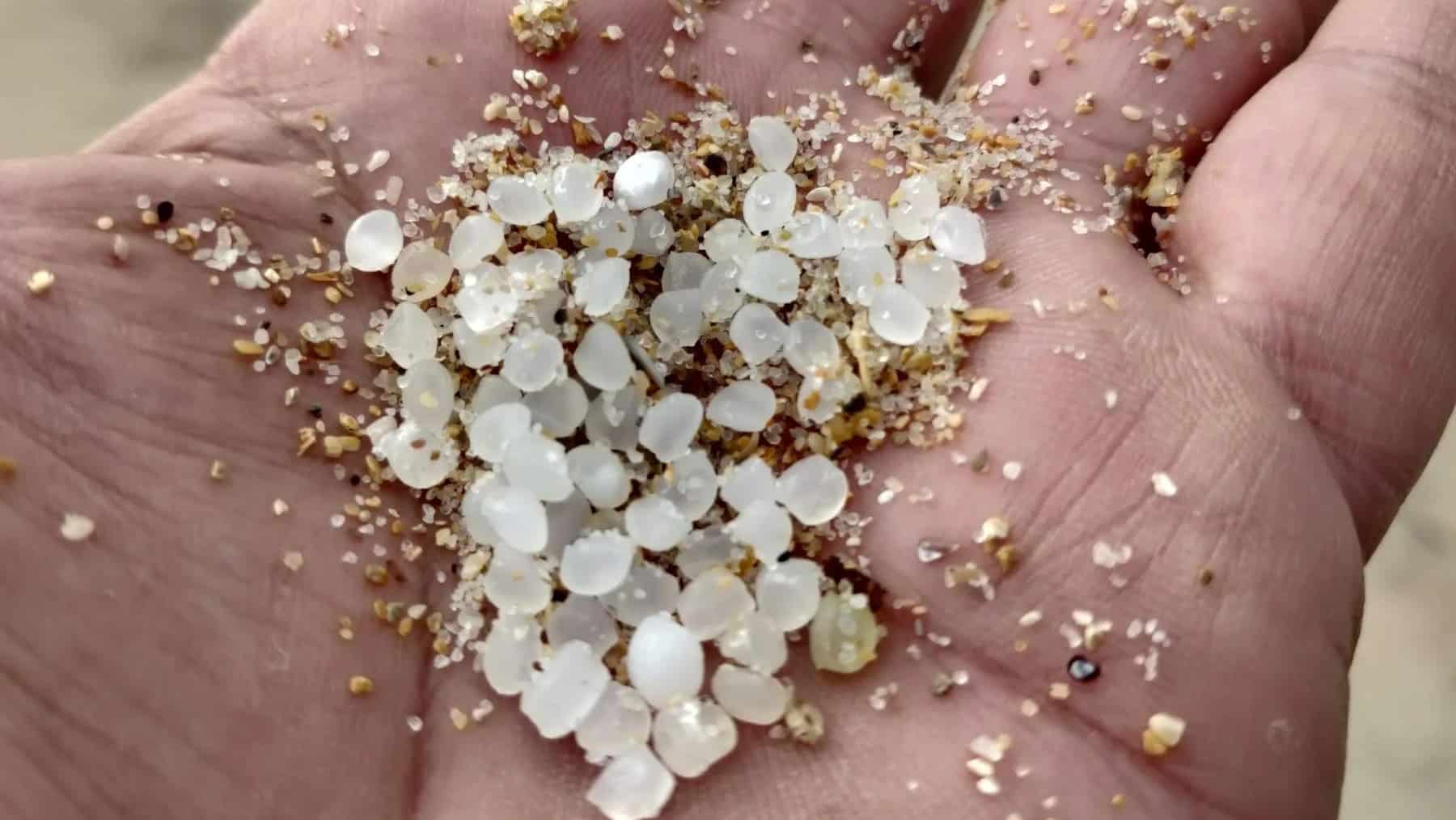 Pellets playas comarca Barbanza Galicia