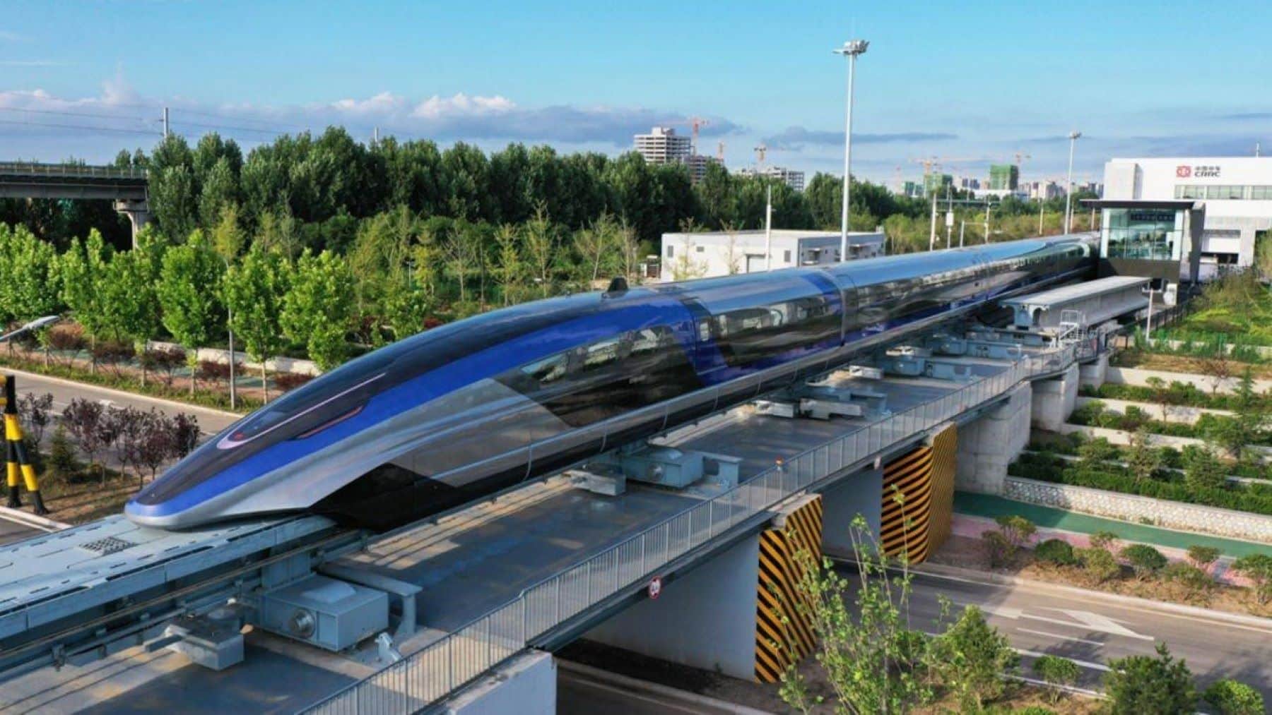 tren de levitación magnética