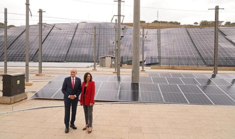 Metro Málaga planta fotovoltaica autoconsumo