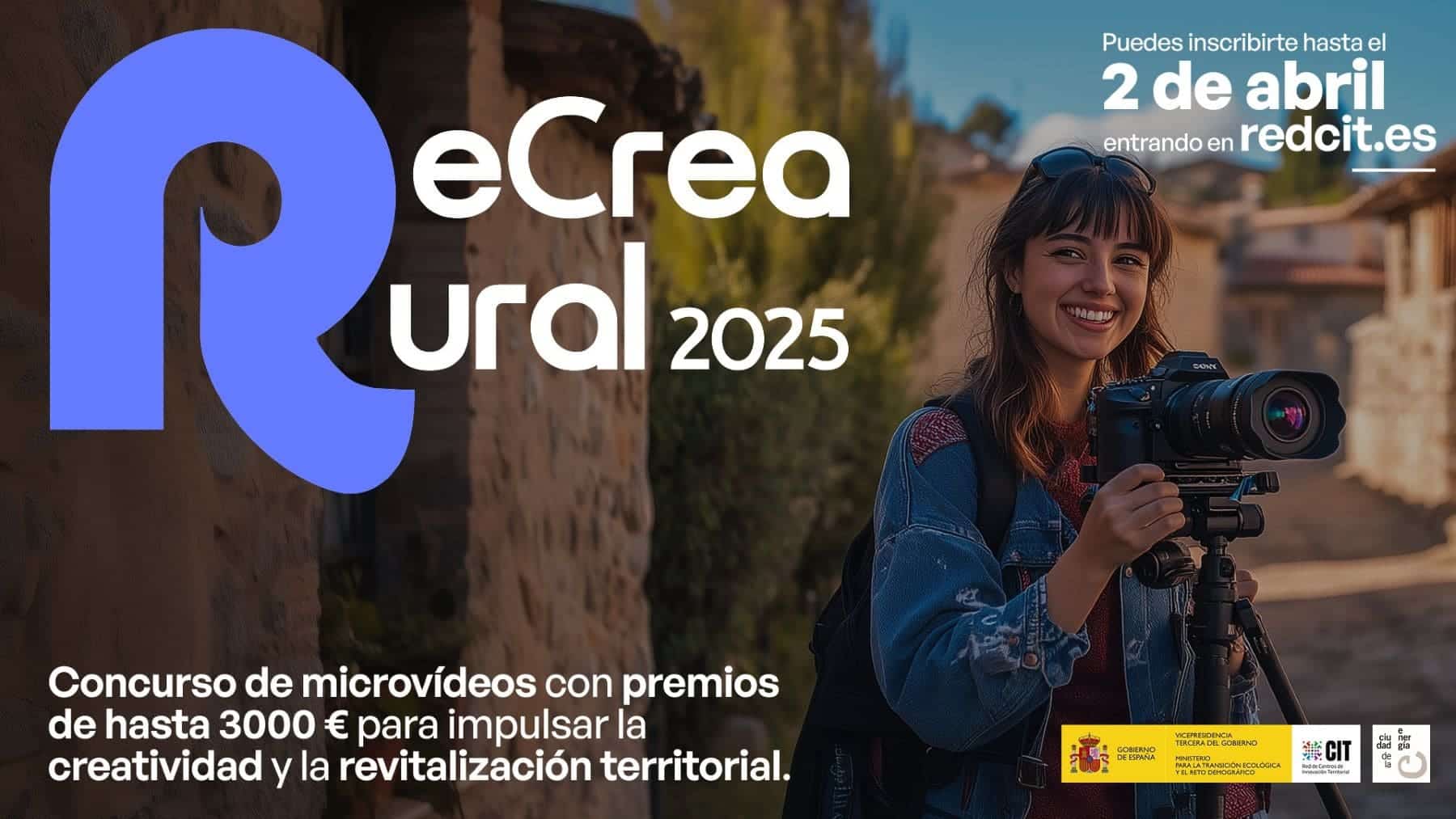 Premios RE-CREA RURAL 2025 microvídeos revitalización territorial