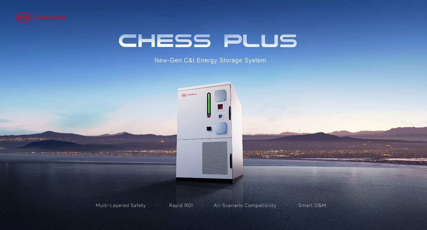 Chess Plus almacenamiento energía China BYD Energy Storage