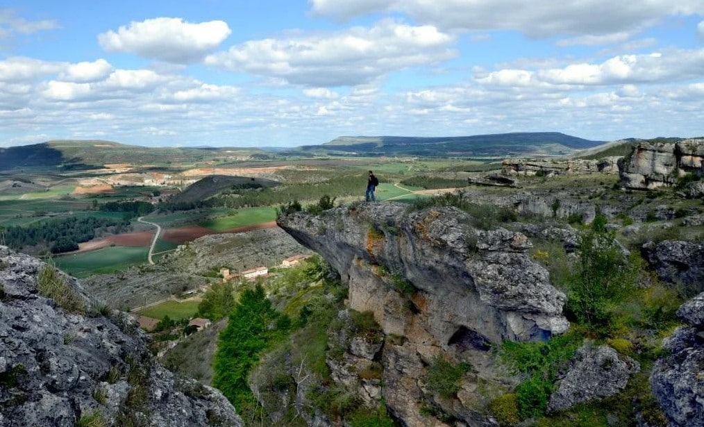 Geoparque Loras itinerario ciclista