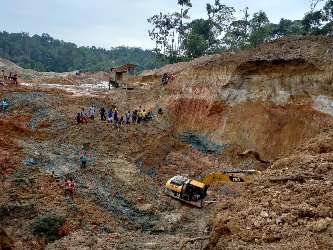 mineria ilegal Amazonía ecuatoriana deforestación