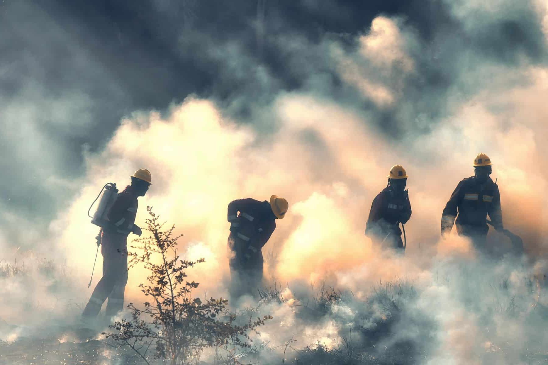 hacer incendio forestal cerca casa