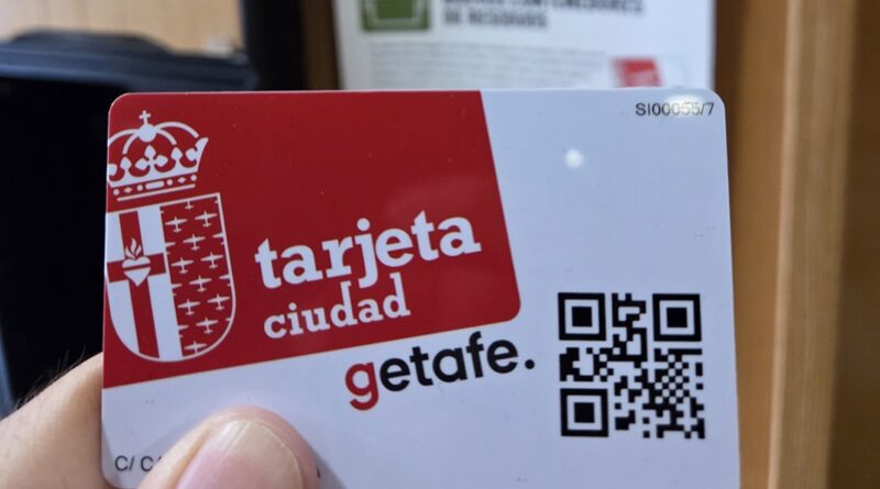 tarjetas Ciudad Getafe gestión ciudadana residuos