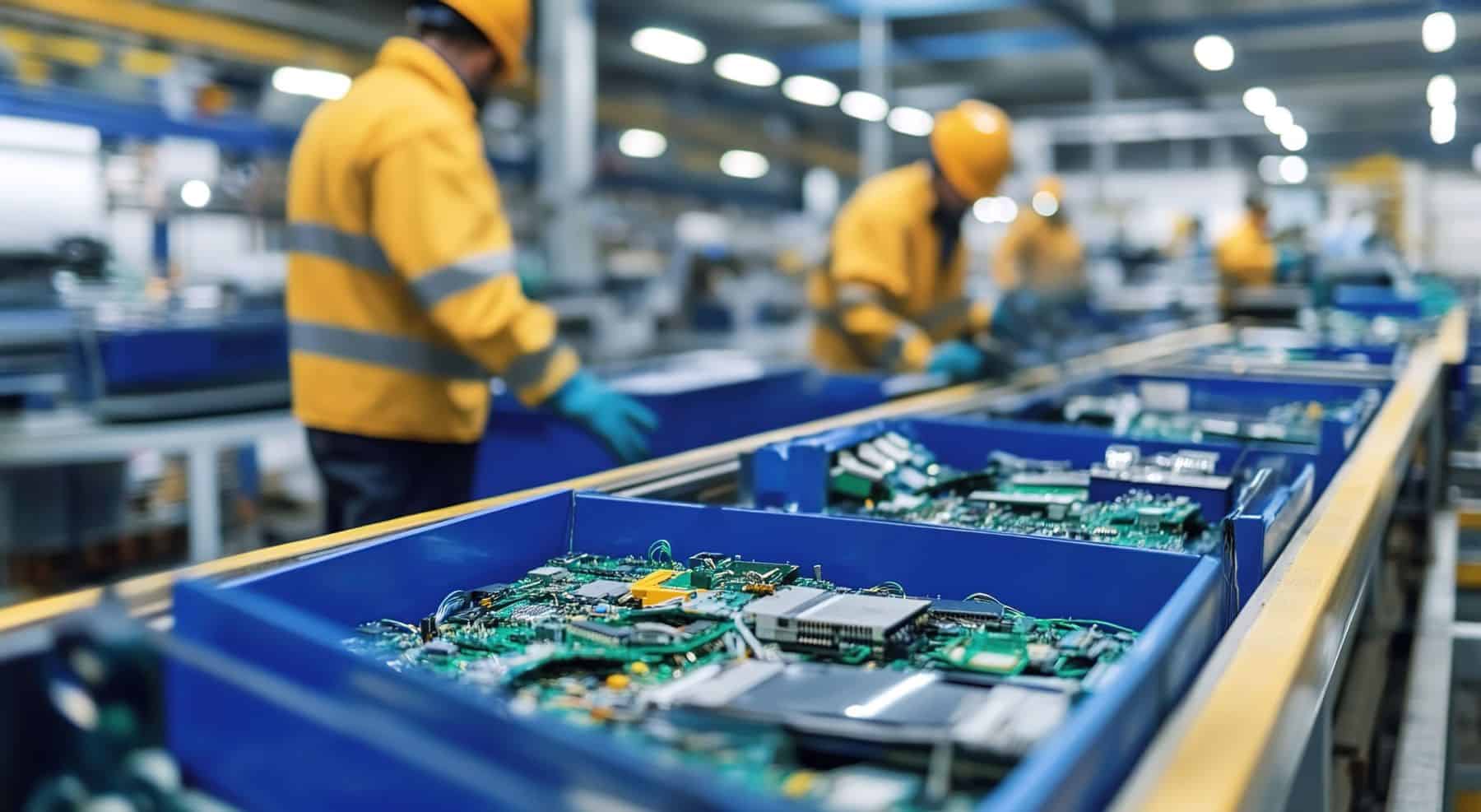 ERP España gestión residuos electrónicos pilas