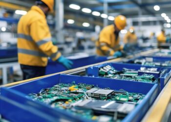 ERP España gestión residuos electrónicos pilas