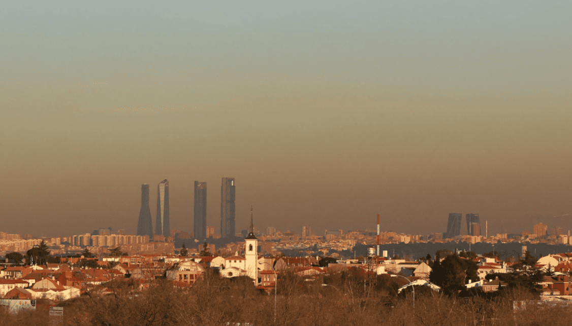 altos niveles ozono Madrid